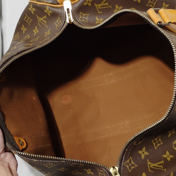 FLASH SALE! Auth Louis Vuitton Beautiful Monogram Keepall 45 Travel Boston Bag - Picture 14 of 16